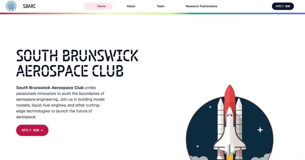 SBNJ Aerospace — homepage preview